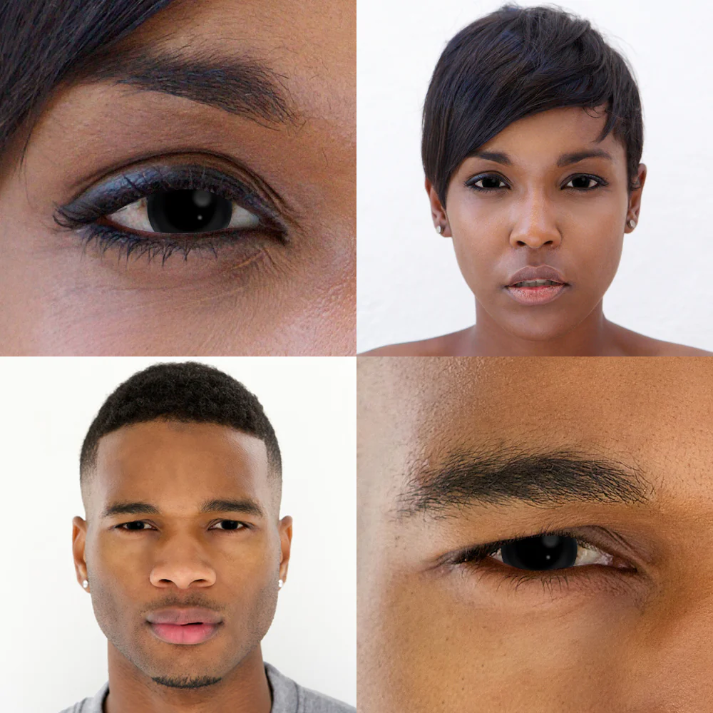 17MM Mini Sclera Black - (Blind Lens with No Pupil Cut Out) - Image 3