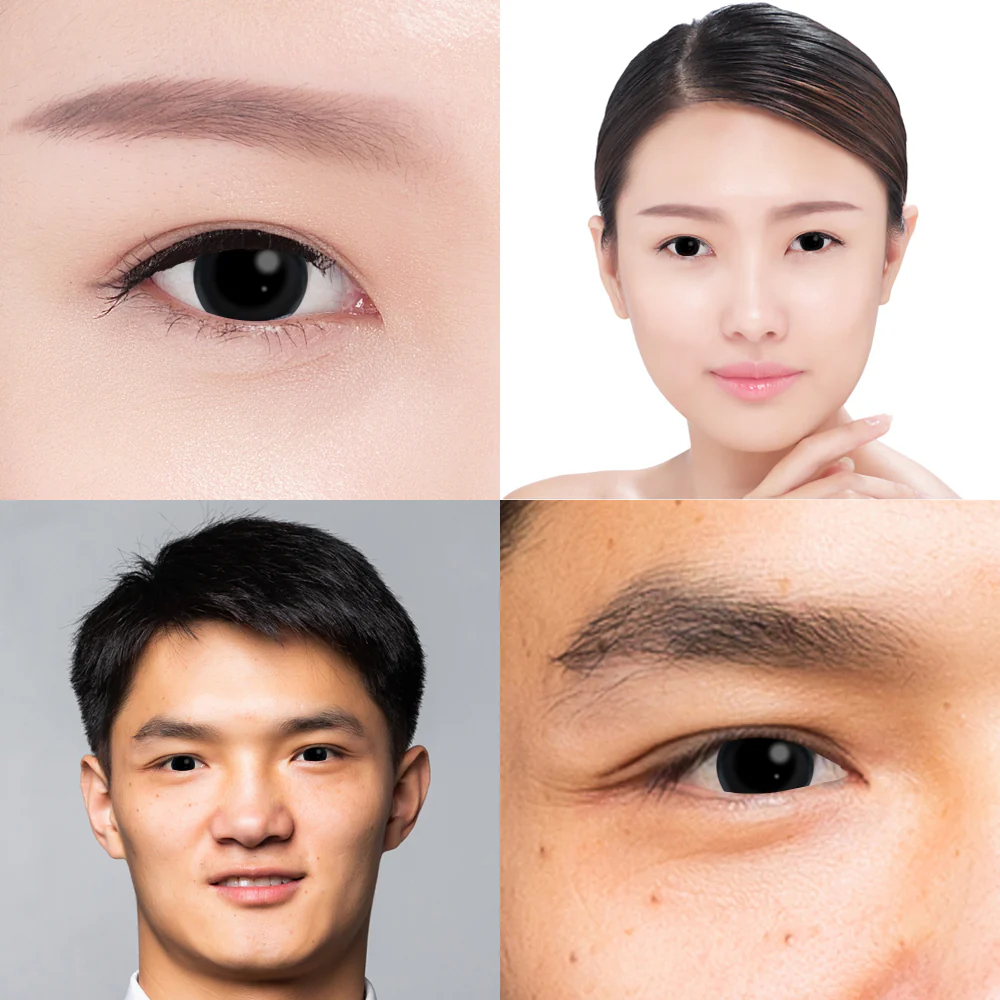 17MM Mini Sclera Black - (Blind Lens with No Pupil Cut Out) - Image 4