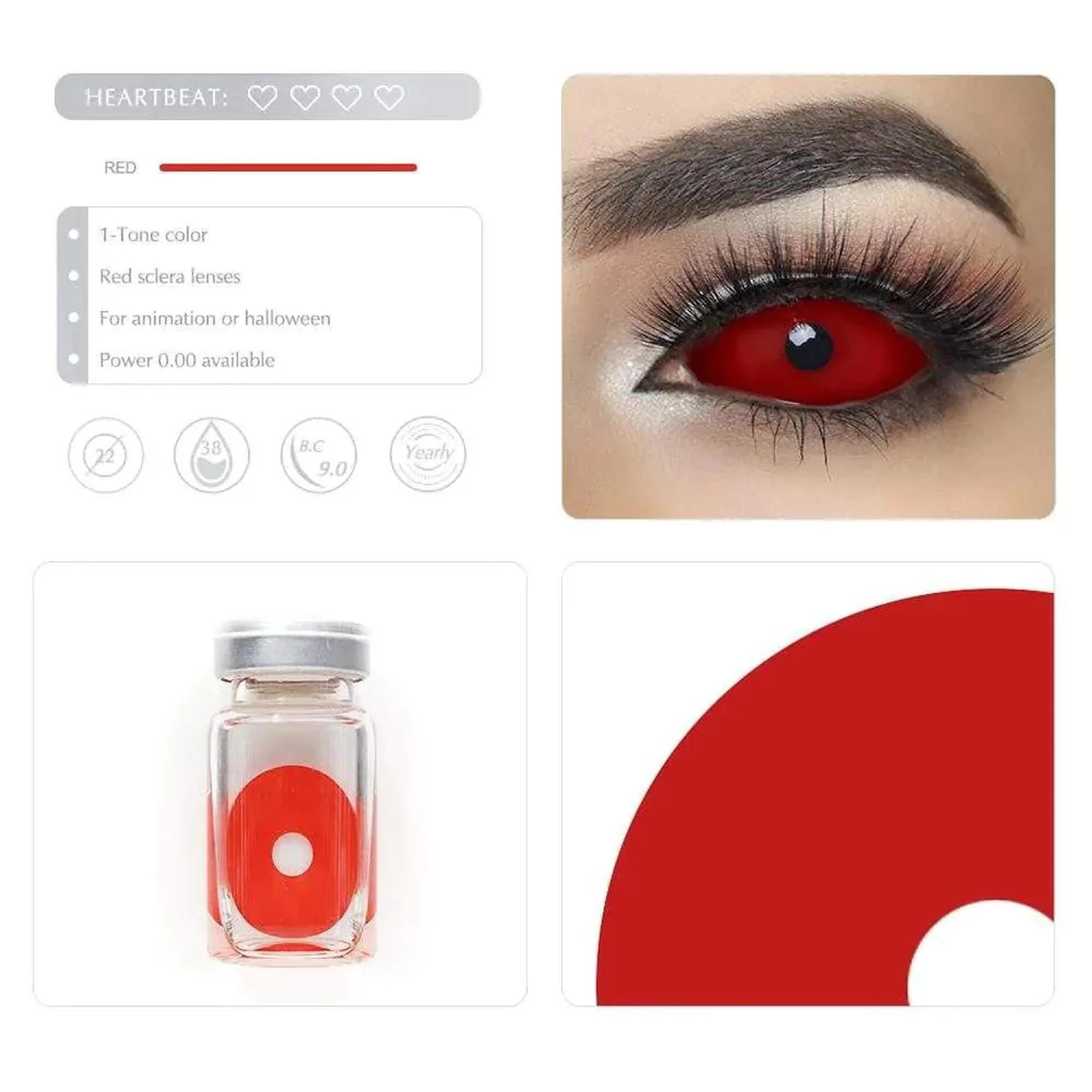 22MM Full Eye Red Sclera - Image 8