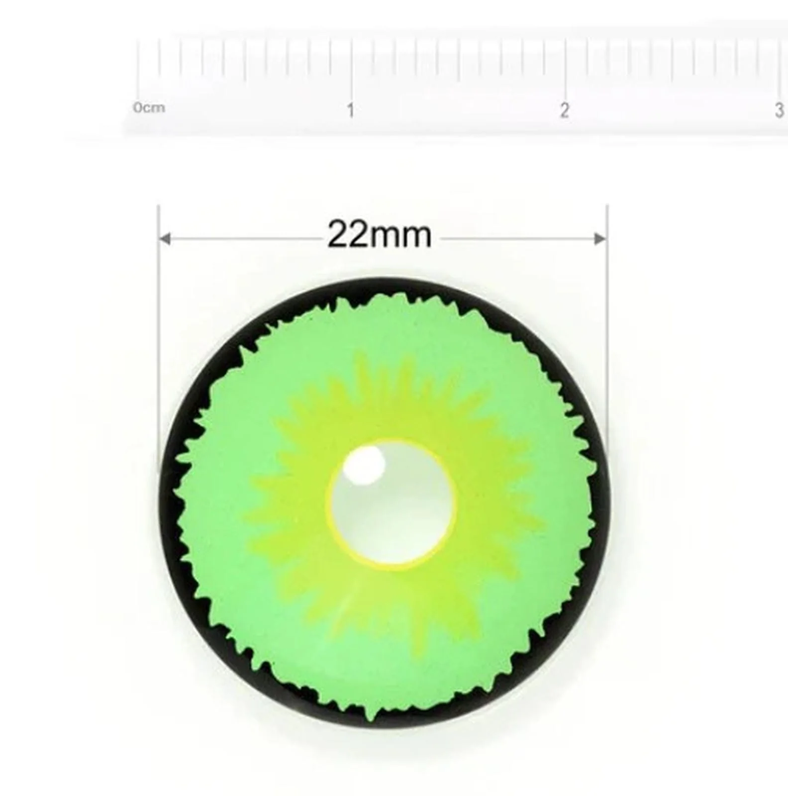 22mm Green Demon Full Eye Sclera - Image 8
