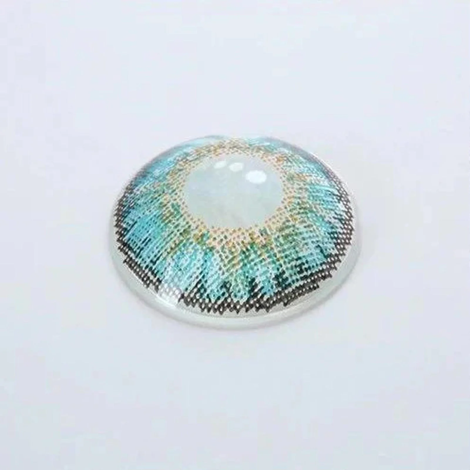 3 Tone Turquoise Colored Contact Lenses - Image 8