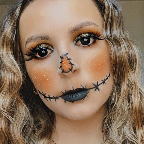 Blackout Halloween Contacts (Anime - Rock Lee) - Image 9