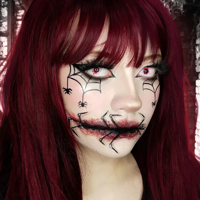 Blood Spat Halloween Contacts - Image 5