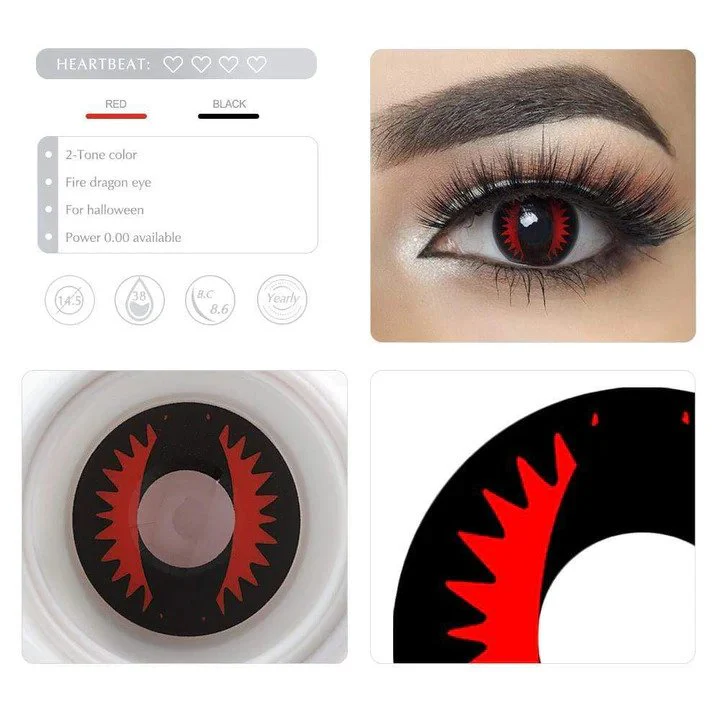 Fire Dragon Eye Halloween Contacts - Image 5