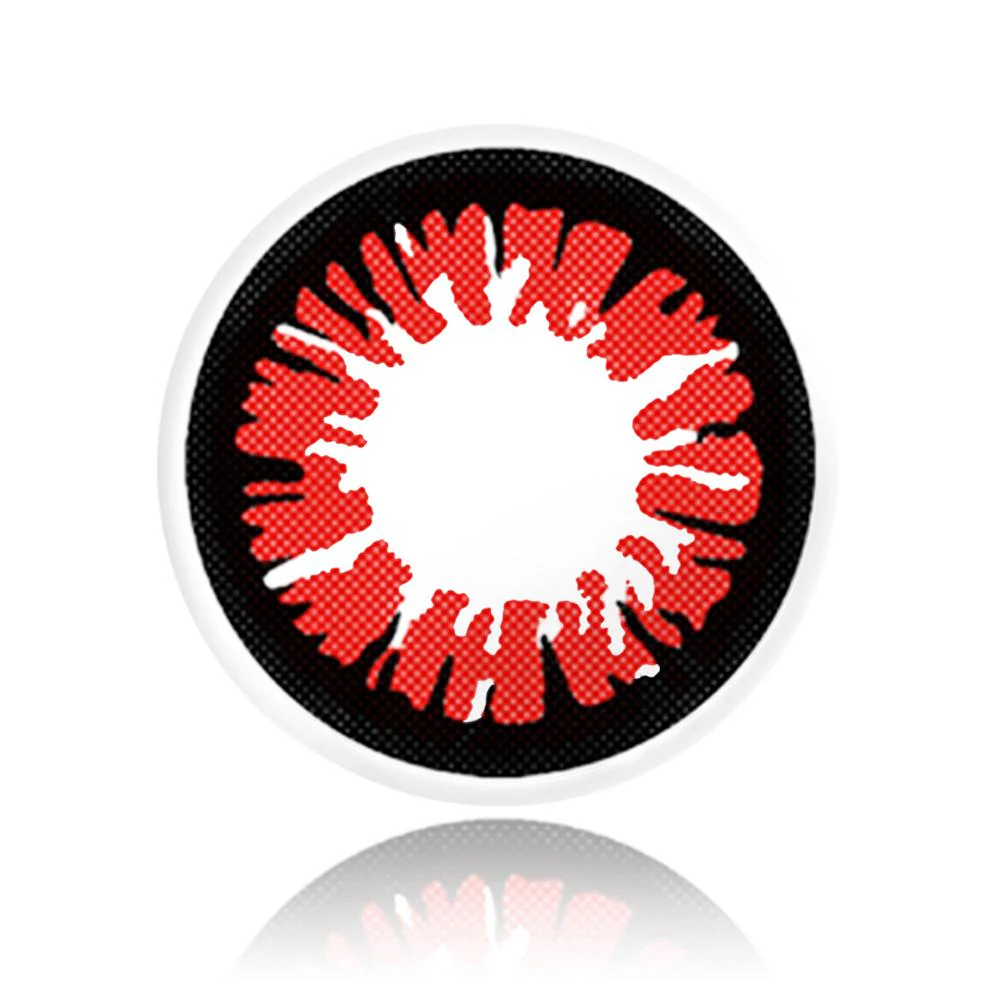 Glamor Red Halloween Contacts - Image 5