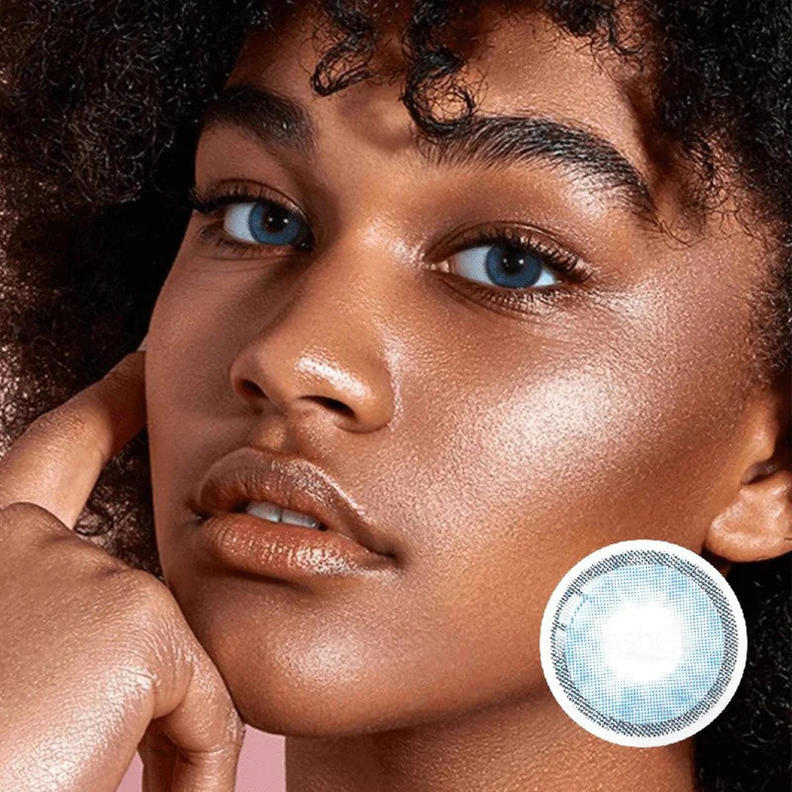 Hidrocharme Marine Blue Coloured Contacts - Image 2