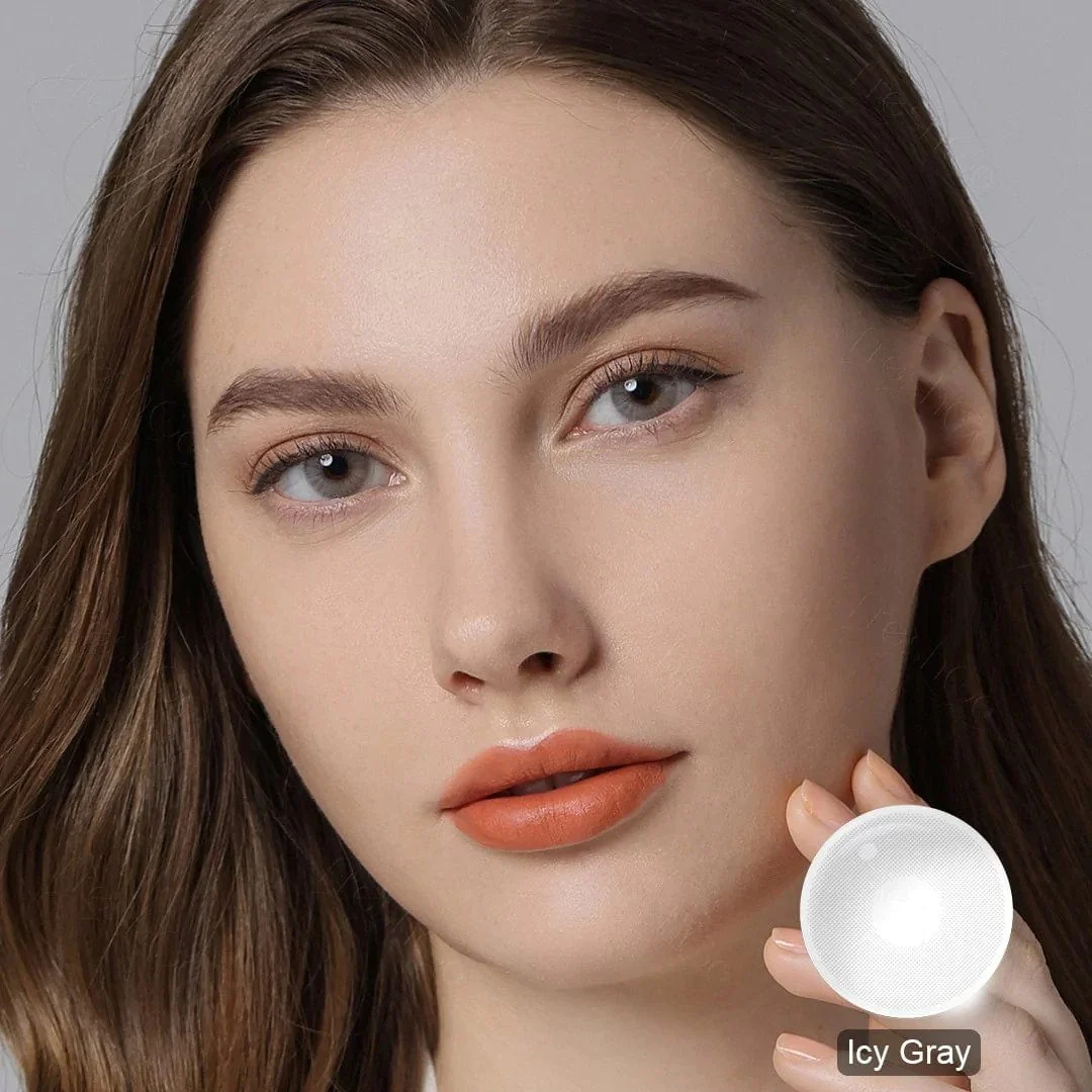Hidrocor Icy Gray Colored Contacts - Image 6