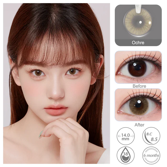 Hidrocor Ochre Brown Colored Contacts - Image 3