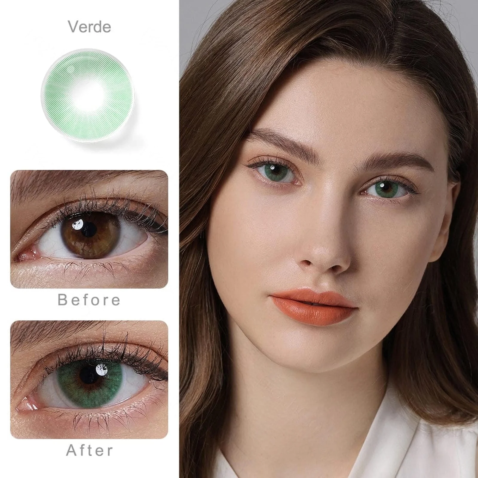 Hidrocor Verde Green Colored Contacts - Image 7