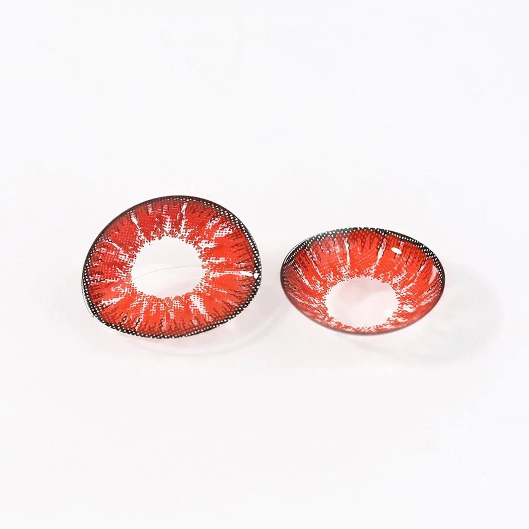 Nonno Deep Red Coloured Contacts - Image 9