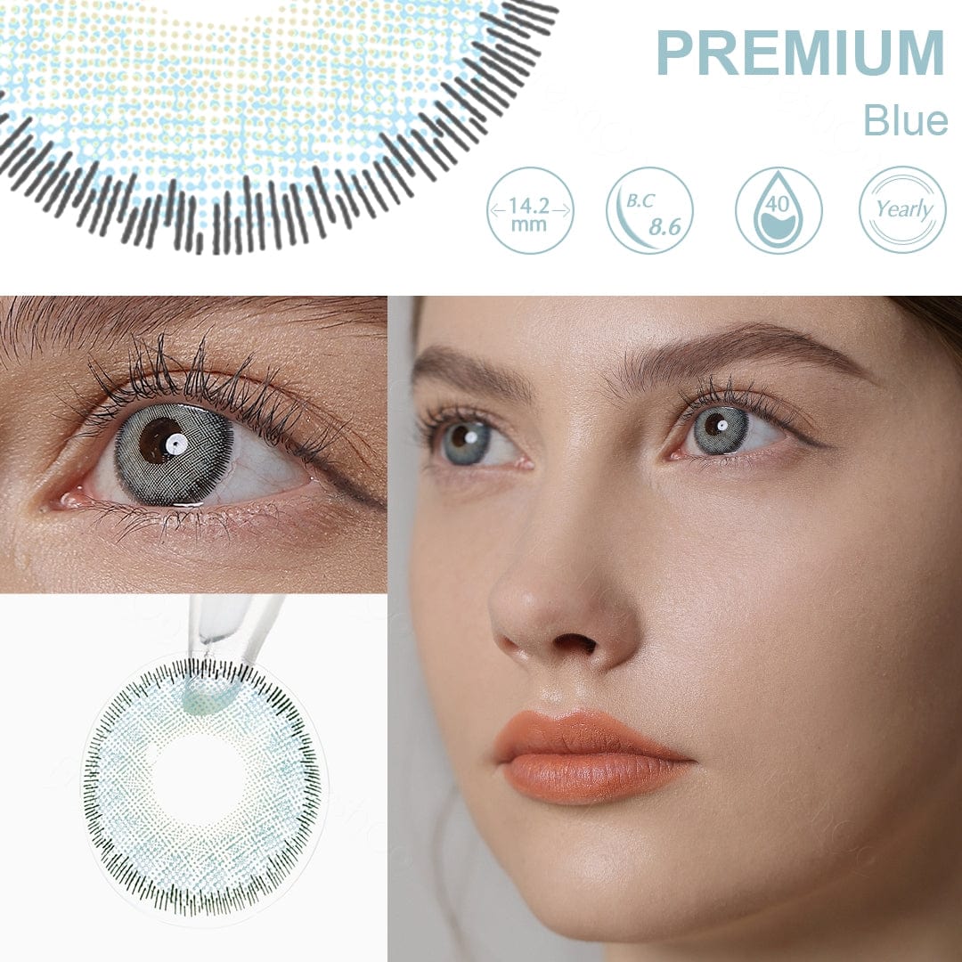 Premium Blue Coloured Contacts - Image 8