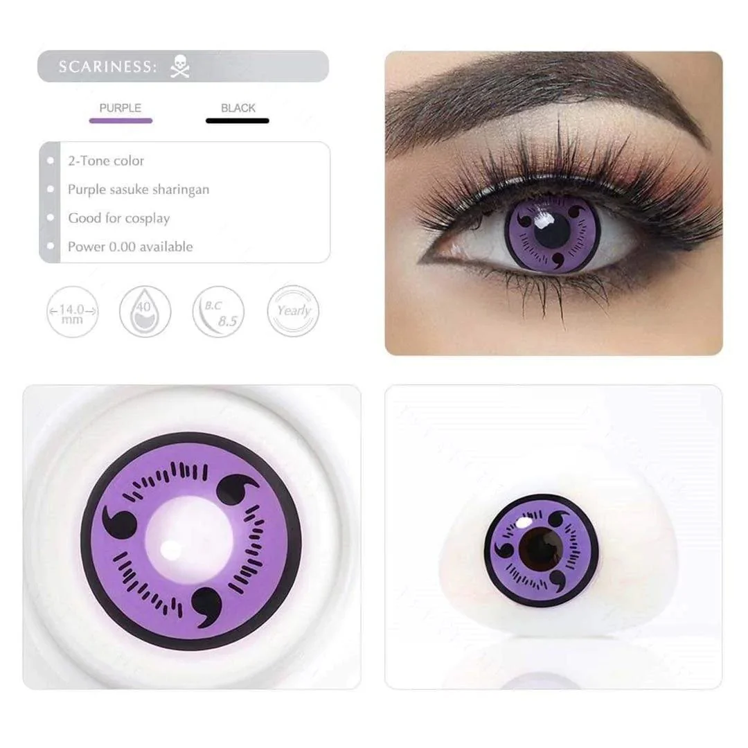 Purple Sasuke Sharingan Contacts - Image 7