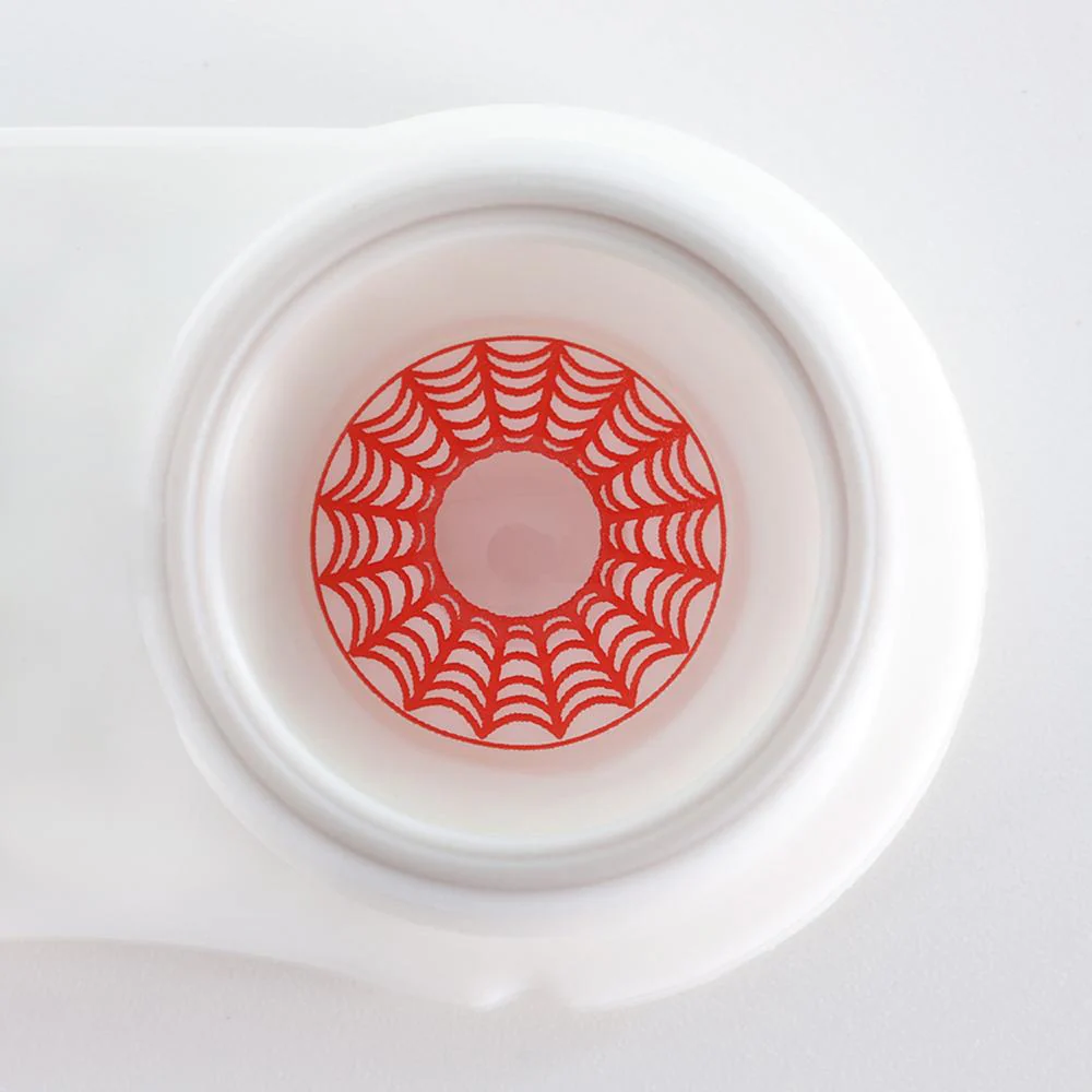 Red Web Halloween Contacts - Image 4