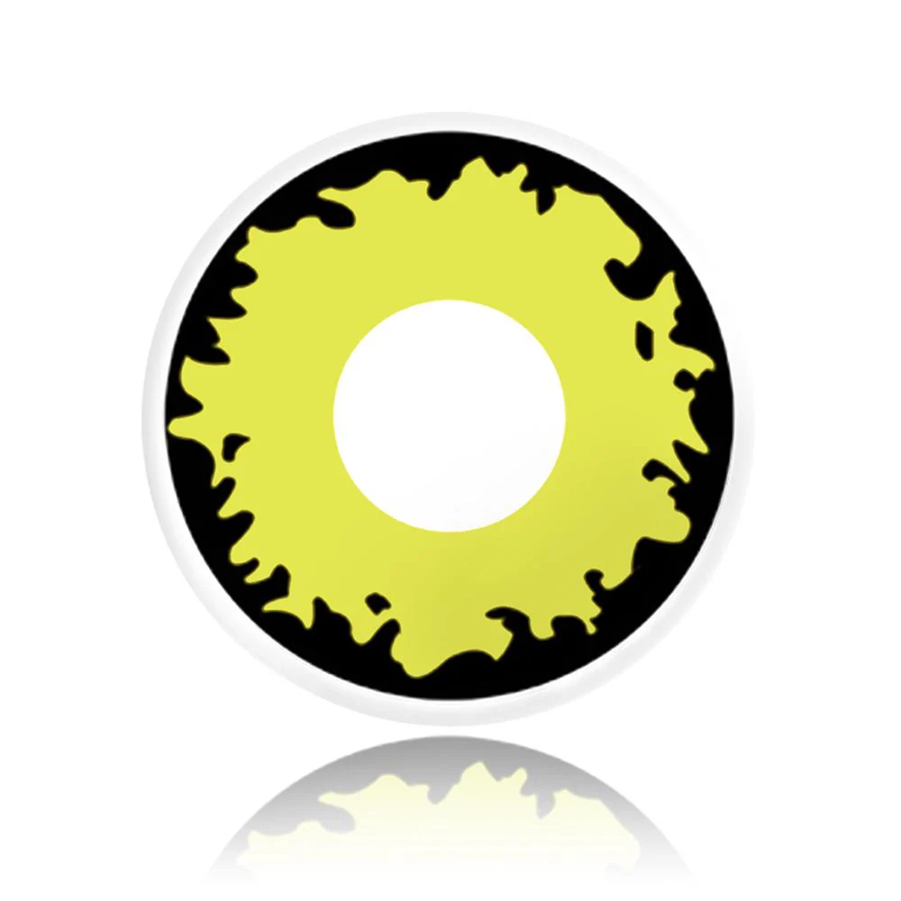 Twilight Yellow Werewolf Halloween Contacts - Image 5