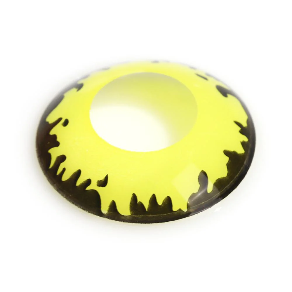 Twilight Yellow Werewolf Halloween Contacts - Image 6