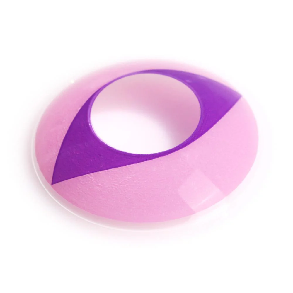 Violet Cat Eye Halloween Contacts - Image 4
